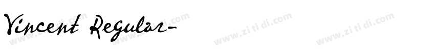 Vincent Regular字体转换